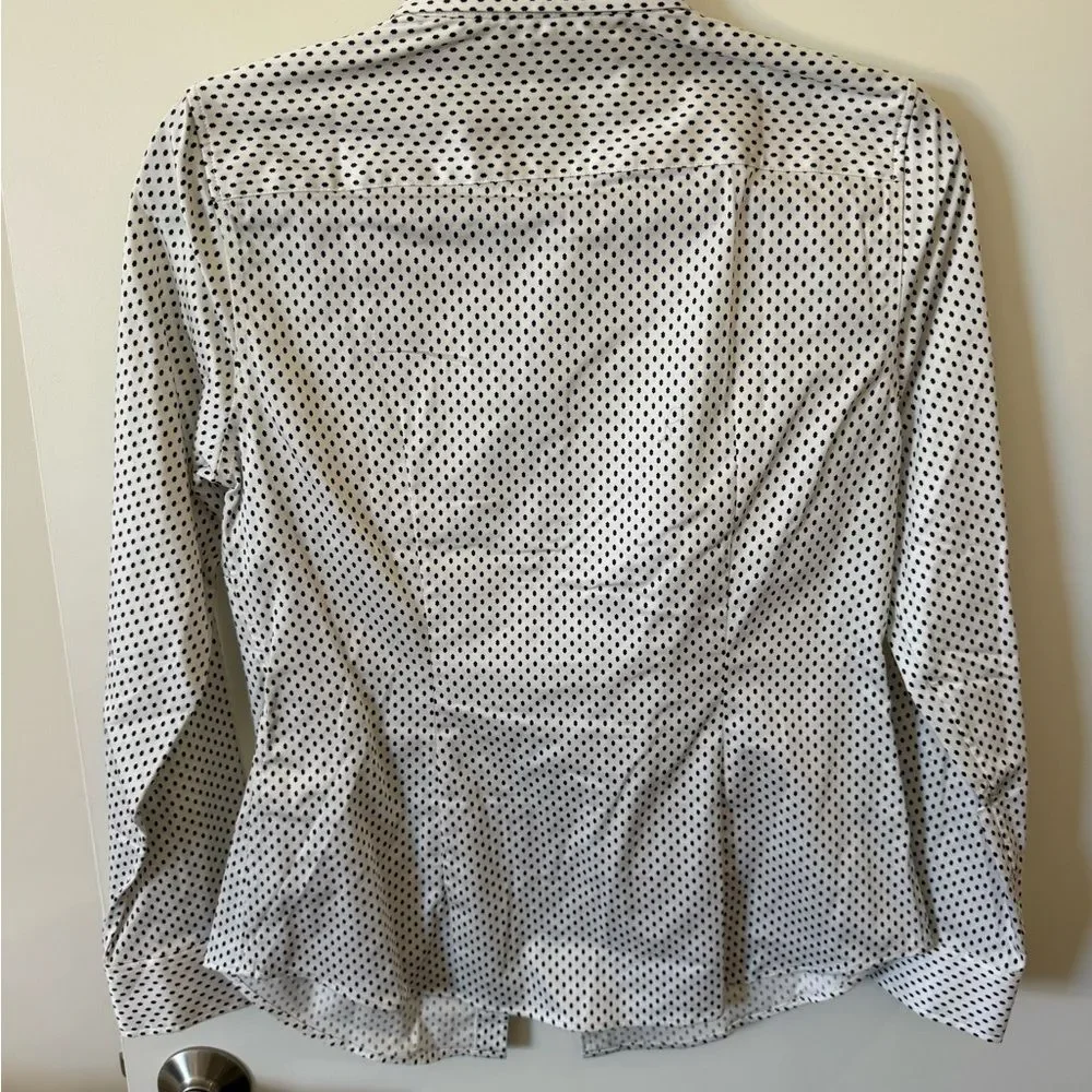 Banana Republic Dark Navy and White Patterned Shirt